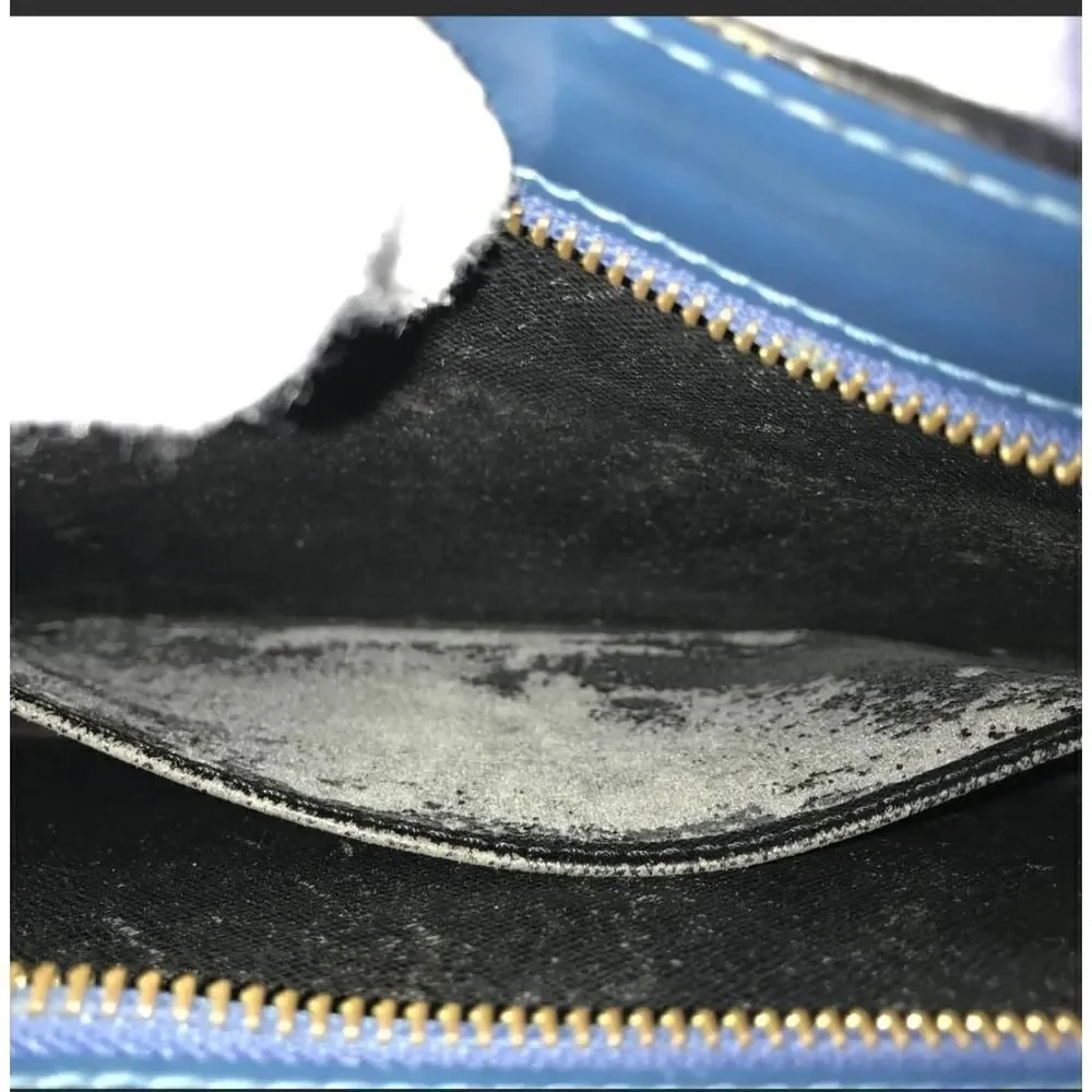 Louis Vuitton Bag Clutch EPI Blue M52525 SR0997 Authentic - Picture 7 of 12